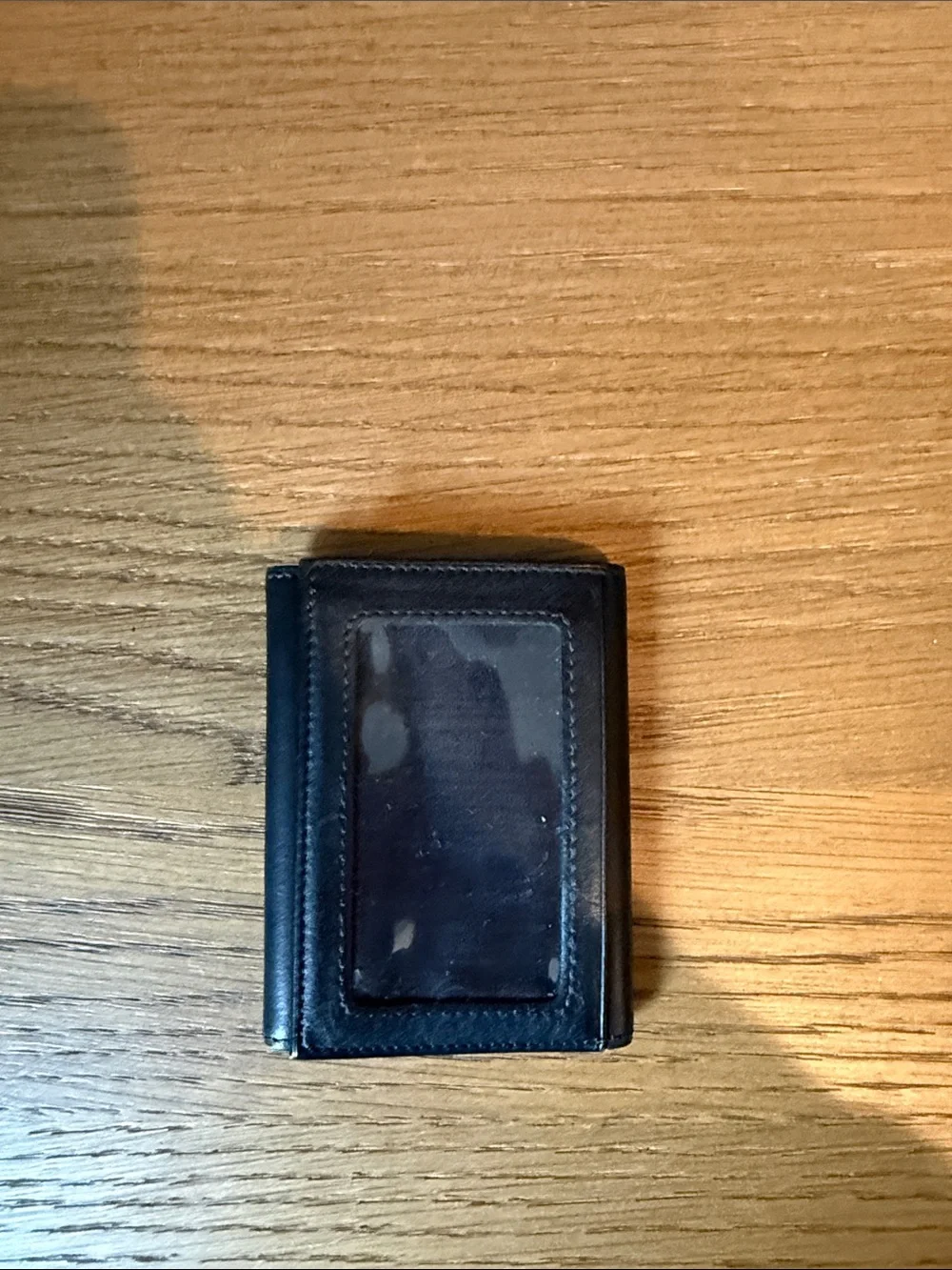 Bosca Black Leather Trifold Card & Key Holder